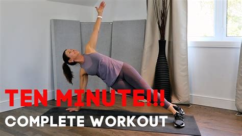 10 minute exercise youtube|10 minute workout without equipment.